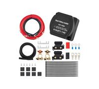 SucceBuy Relais Sensible à Tension 140A Etanche Kit Isolateur Batterie Double Câble 6m