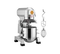 SucceBuy Robot Pâtissier Commercial 18,7L Avec 3 Vitesses Réglables Mixeur à Pâte 1100W