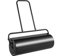 SucceBuy Rouleau à gazon 17 gallons, rouleau de jardin rempli de sable/d'eau, rouleau à gazon en acier avec prise facile à tourner et poignée ergonomique en forme de U pour pelouse, jardin, ferme, par
