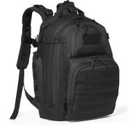 SucceBuy Sac à dos tactique de - capacité de 25 l, polyvalent pour les aventures en plein air et l'utilisation quotidienne, noir