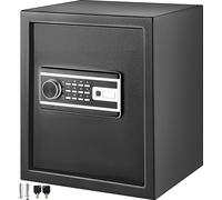 SucceBuy-Safe, grand coffre-fort de 1,7 pied cube avec serrure à empreinte digitale et clavier numérique, coffre-fort ignifuge à domicile avec plateau amovible, coffre-fort mural de sécurité pour arge