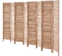 SucceBuy Séparateur d'espace en bois, 8 pièces, 66,9 pouces de haut, pare-vue pliable, pour bureau à domicile, chambre à coucher, restaurant