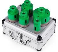 SucceBuy Set de 5 scies cloches diamantées M14 25/40/45/50/68 mm Forets pour carrelage, céramique, granit