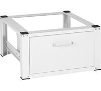SucceBuy Socle à linge, 686 mm L x 366 mm H, support pour lave-linge et sèche-linge, ajustement universel avec capacité de charge de 299 kg, plate-forme multifonctionnelle robuste pour lave-linge
