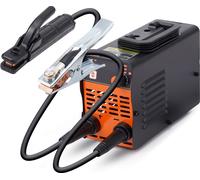 SucceBuy Soudeuse à baguette 220 V, 120 A Soudeuse TIG à arc/lift avec grand écran LED,Démarrage à chaud Force de l'arc Revêtement antiadhésif VRD, 2 en 1 Soudeuse à arc MMA portable