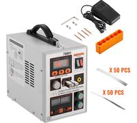 SucceBuy Soudeuse par points sur batterie, 788H machine à impulsion avec 2 modes et LED, portable haute performance pour nickel 0,15 mm, 18650, 14500 packs de batteries et rechargement