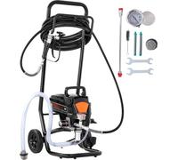 SucceBuy Stand Pulvérisateur de peinture airless, 950 W 3000 PSI pulvérisateur électrique à haute efficacité avec chariot, peinture fine et uniforme pour l'intérieur et l'extérieur des maisons, meuble