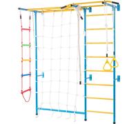 SucceBuy Structure d'escalade intérieure pour jeunes enfants - Jeu d'escalade 7 en 1 en acier au carbone, supporte 100 kg, amusement multicolore pour enfants et familles