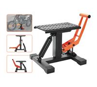 SucceBuy support de levage de cric de moto 440lb support de levage de vélo de saleté fonctionnement de levage hydraulique Table de levage à hauteur réglable pour la réparation 440 lbs
