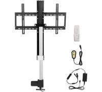 SucceBuy Support élévateur motorisé pour TV, Support de montage électrique pour TV à écran plat LCD/LED/OLED Plasma 26"-60", Auto Lift, Noir