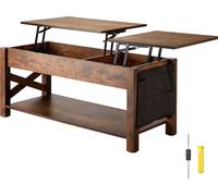 SucceBuy Table basse de 47,5 pouces avec plateau relevable de - fonctionnelle et élégante pour votre espace de vie. Cette table basse de SucceBuy est réglable en hauteur