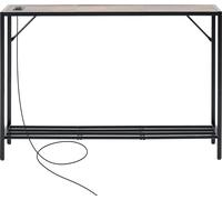 SucceBuy Table console étroite avec prises électriques pour le salon et l'entrée, 106 cm