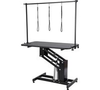 SucceBuy Table de toilettage hydraulique pour chiens de 109 cm, réglable en hauteur, résistante