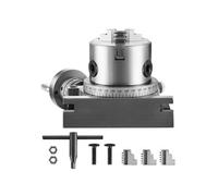SucceBuy Table Rotative Horizontale Verticale 10cm Mandrin 3 Mors 8cm Pour Fraiseuses