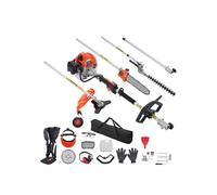 SucceBuy Taille-Haie à Gaz 52 CC Multifonctionnel 6 en 1 Vitesse de La Lame 6 500 tr/min