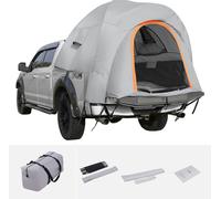 SucceBuy Tente de camping, auvent pour bus avec sac de transport imperméable, PU2000mm double couche étanche, tente de toit 6-8 personnes, tente arrière pour hayon de van