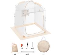SucceBuy Tente de sport pour 1 personne - Tente pop-up instantanée résistante aux intempéries, tente à bulles d'extérieur avec vue dégagée, abri pour le football, le softball, les parades et la pêche
