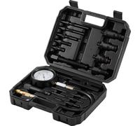 SucceBuy Testeur de compression pour moteurs diesel, kit d'outils de test de pression de cylindre 18 pièces, manomètre 0-1000 PSI avec adaptateurs, testeur d'injecteur diesel pour camions, tracteurs,