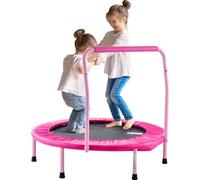 SucceBuy Trampoline pour enfants 36" - Idéal pour s'amuser à l'intérieur et à l'extérieur, pliable avec poignée, cadeau d'anniversaire pour les enfants à partir de 3 ans