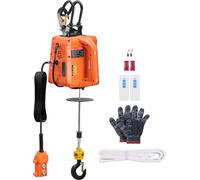 SucceBuy Treuil de levage électrique 3 en 1, capacité de charge de 1100 lbs, treuil de force portable de 1500 W. Avec une hauteur de levage de 30 pieds et une vitesse de 16 pieds/minute
