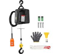 SucceBuy Treuil électrique 2 en 1 - capacité de levage de 1100 lbs, 1500W portable, hauteur de 22,9 ft, télécommande à fil. Idéal pour le levage et le remorquage dans les garages, les entrepôts et les