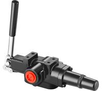 SucceBuy Vanne hydraulique de fendeuse de bûches 1 bobine, 25 GPM commande hydraulique directionnelle, 3626 PSI vanne hydraulique de chargeuse, commande par joystick pour petits tracteurs, chargeuses