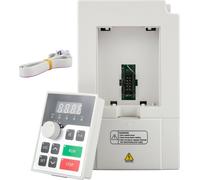 SucceBuy Variateur de fréquence 3KW, entrée AC 220 V, convertisseur VFD 4 CV, contrôle de vitesse du moteur CNC, entrée/sortie 1/3 phase