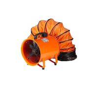 SucceBuy Ventilateur d'extraction 12 pouces Ventilateur de ventilation industriel Ventilateur d'extraction avec ventilateur de tuyau de conduit en PVC de 10 M pour entrepôt à usage domestique 367W 12i