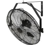 SucceBuy Ventilateur mural oscillant 57 cm 3 vitesses étanche noir