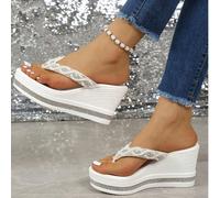 Succès de l'été ! Sandales compensées Meteor à la mode et polyvalentes, sandales à plateforme et semelle épaisse, chaussures de plage confortables et élégantes pour la maison et les trajets, tout le m