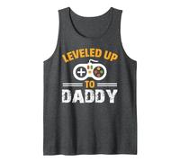 Succès de Papa Joueur débloqué: nivelé jusqu'à Papa Débardeur, Homme, Chiné Foncé, M