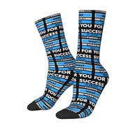 Success is About Finding What Works Best for You Chaussettes pour homme femme Cadeau Sport Crew Chaussettes amusantes