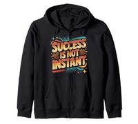 Success is Not Instant Growth Mindset Progress - Sweat à Capuche