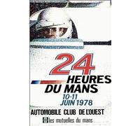 SUCCESS STORY Poster 24 heures du mans Affiche film, Vintage, Déco murale (40X60) HQ (sans cadre)