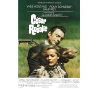 SUCCESS STORY Poster CESAR ET ROSALIE, Affiche film, Vintage, Déco murale (60X80) HQ (sans cadre)