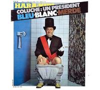 SUCCESS STORY POSTER COLUCHE : UN PRÉSIDENT BLEU-BLANC-MERDE (1980) | COLUCHE | POSTER CINÉMA VINTAGE | HQ (30X40 CM)