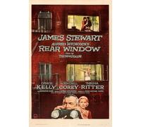 SUCCESS STORY Poster FENÊTRE SUR COUR, ALFRED HITCHCOCK, Reproduction Affiche film, Vintage, Déco murale HQ (sans cadre) (60X80 CM)