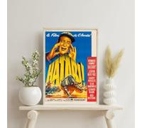 SUCCESS STORY Poster HATARI ! JOHN WAYNE Reproduction Affiche film, Vintage, Déco murale HQ (sans cadre) (40X60 CM)