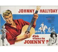 SUCCESS STORY Poster JOHNNY HALLYDAY Affiche film, Vintage, Déco murale (40X60) HQ (sans cadre)