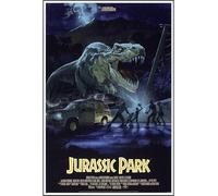 SUCCESS STORY Poster JURASSIC WORLD Reproduction Affiche film, Vintage, Déco murale HQ (sans cadre) (40X60 CM)