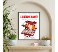 SUCCESS STORY Poster LA BONNE ANNÉE LINO VENTURA Affiche film, Vintage, Déco murale (40X60) HQ (sans cadre)