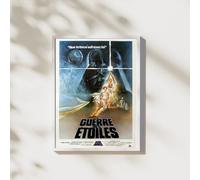 SUCCESS STORY Poster LA GUERRE DES ÉTOILES, Affiche film, Vintage, Déco murale (40X60) HQ (sans cadre)