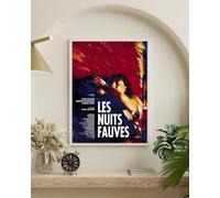 SUCCESS STORY Poster LES NUITS FAUVES Reproduction Affiche film, Vintage, Déco murale HQ (sans cadre) (40X60 CM)