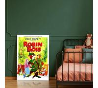 SUCCESS STORY Poster ROBIN DES BOIS, WALT DISNEY Reproduction Affiche film, Vintage, Déco murale HQ (sans cadre) (60X80 CM)