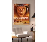 SUCCESS STORY Poster SEUL SUR MARS, MATT DAMON, Affiche film, Vintage, Déco murale (40X60) HQ (sans cadre)