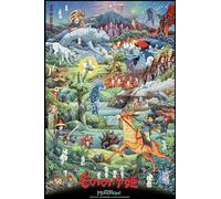 SUCCESS STORY REPRO POSTER PRINCESSE MONONOKÉ - HAYAO MIYAZAKI - 1997, AFFICHE VINTAGE CINÉMA RÉTRO, HQ (30X40 CM)