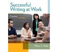 Successful Writing At Work
