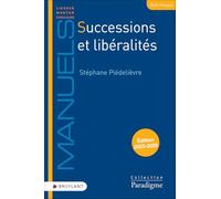Successions et libéralités