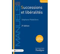 Successions et libéralités