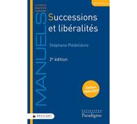Successions et libéralités - Stéphane Piedelièvre - Bruylant - broché - Etude